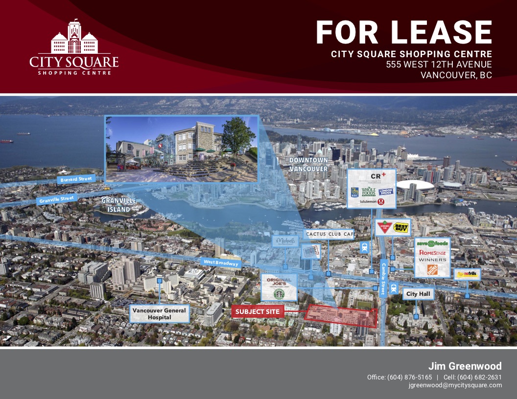 Leasing Information City Square Mall